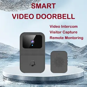 Wireless Visual Doorbell Camera, 2.4G WiFi, 2-way Audio, Voice Changing Function, Night Vision, RFID Enabled, Free Cloud Storage with 3-day Loop Recording, Images and Videos Recording with Playback, Supports APP Video Call