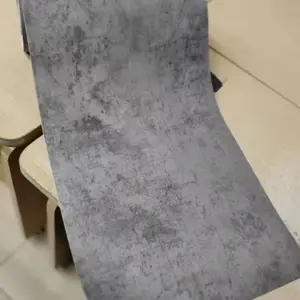 Wide Concrete Wallpaper, Peel & Stick Wall Paper, Thick Matte Finish, Textured Wall Paper, Ideal for Gym, Bedroom, Bathroom, Coffee Shop Walls