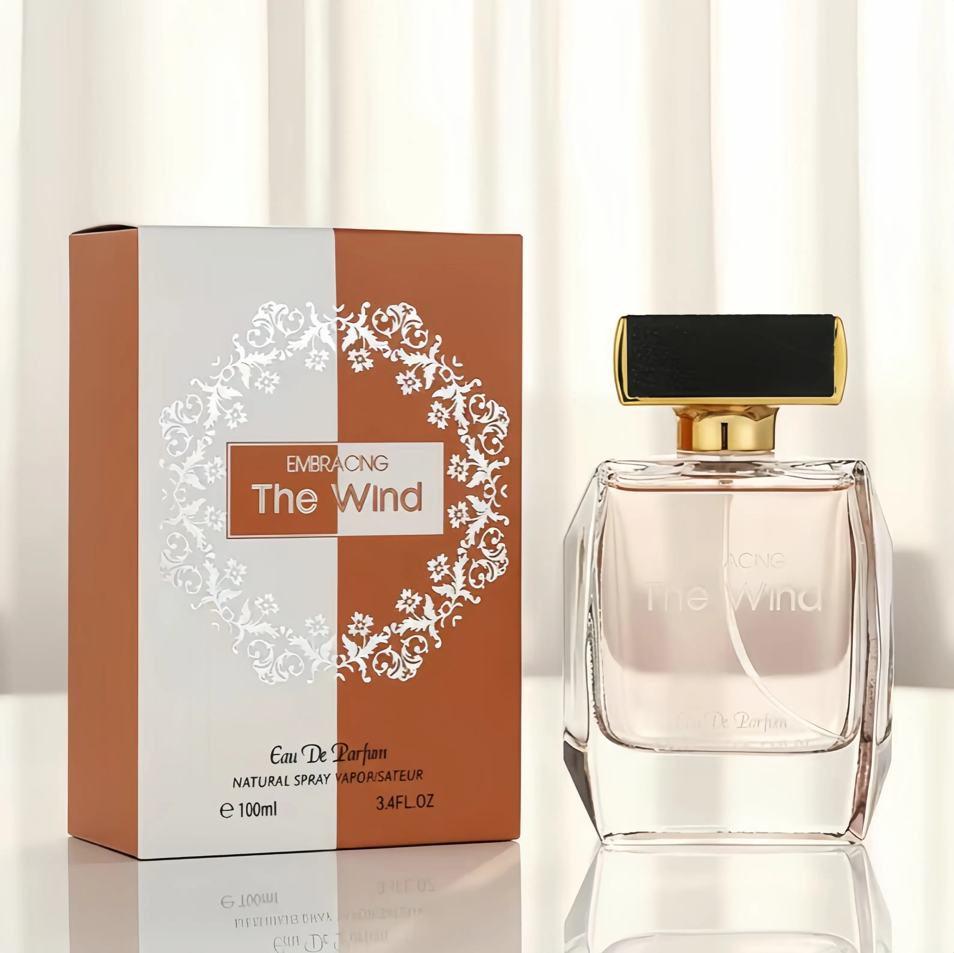 Embracing The Wind Women’s Eau de Parfum, 100ml | Gentle Fruity-Floral-Woody Gourmand Scent with Lemon, Pear, Jasmine, Rose, Cedar, Musk & Amber | Warm Sweet Long-Lasting Fragrance for Women