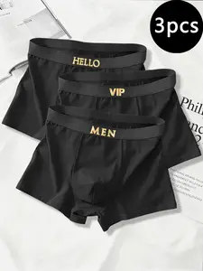 Men's Organic Cotton Underwear Set, 3-Pack & 6-Pack, Loose Waist Design, Suitable for S to Xxl, Comfortable Fit