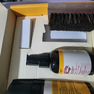 Suede and Nubuck Kit for Shoes, Boots, Bags & More – LEATHER Honey Care Cleaner, Protector, Brush & Eraser, Non-Toxic Water-Repellent Kit for Suede, Nubuck, Uggs & Alcantara, USA-Made