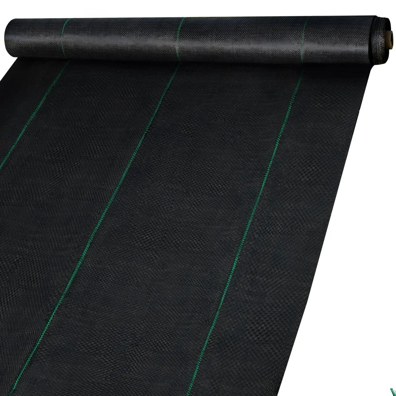 【Summerfinds】VEVOR 6FT×300FT Premium Weed Barrier Fabric Heavy Duty 2.4OZ, Woven Weed Control Fabric, High Permeability Good for Flower Bed, Geotextile Fabric for Underlayment, Polyethylene Ground Cover