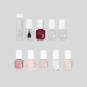 Dazzle Dry, At the Altar & Fast Track Cherry, Fingernails & Toenails, Professional Nail Kit Set, Long-Wear Chip-Resistant, 10-Piece Bundle, 0.93 fl oz.