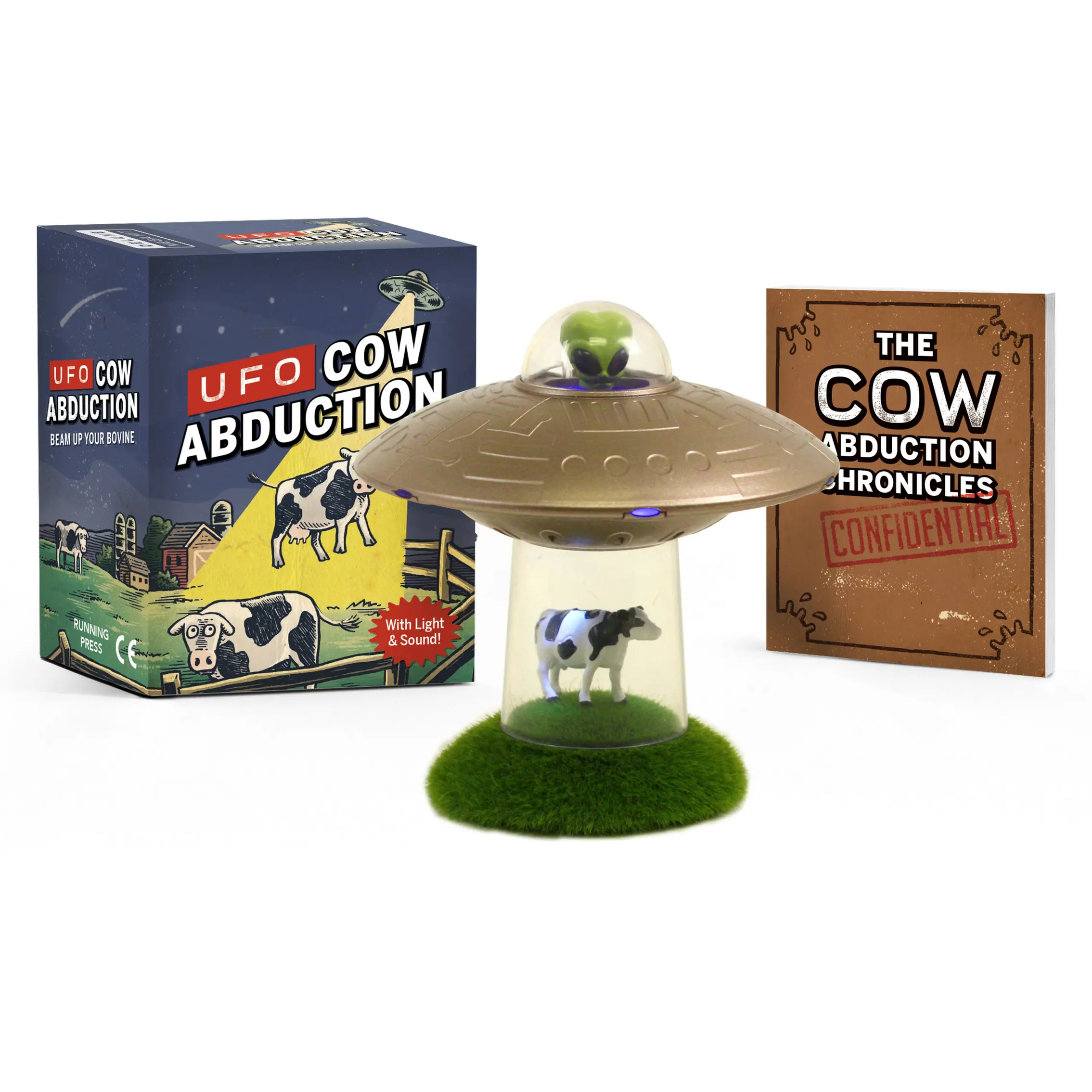UFO Cow Abduction by RP Minis [Novelty Gift]