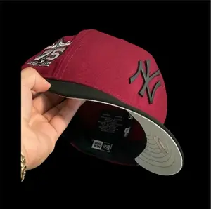 Trend NewEra 2025 Trending NY Snapback Casual  For All Seasons ,All Seasons Wear,Trendy Caps 2025,Fitted Hat,Embroidered M Baseball Cap,Snapback Style,Classic hat Unisex Khaki Fabric Hat