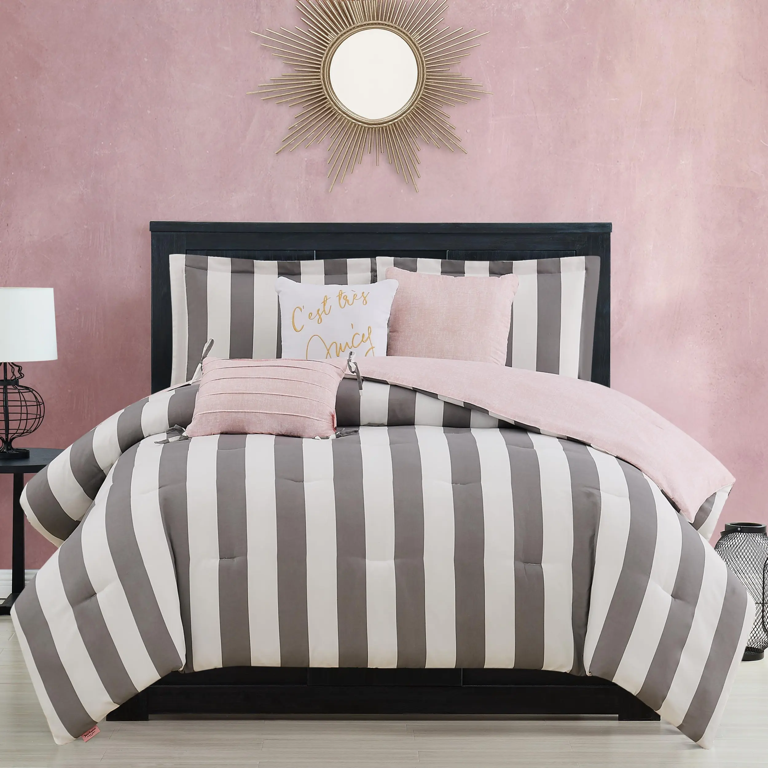 Cabana Striped Reversible Comforter Set Cabana Striped Reversible Comforter Set