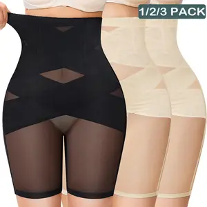 Shapewear for Women Tummy Control, Butt Lifting High Waisted Body Shaper Shorts Under Dresses Thigh Slimmer