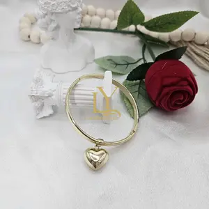 LaYaiBoutique #2187 (corresponding pendant) #2188 14k Gold Plated Bangle High Quality