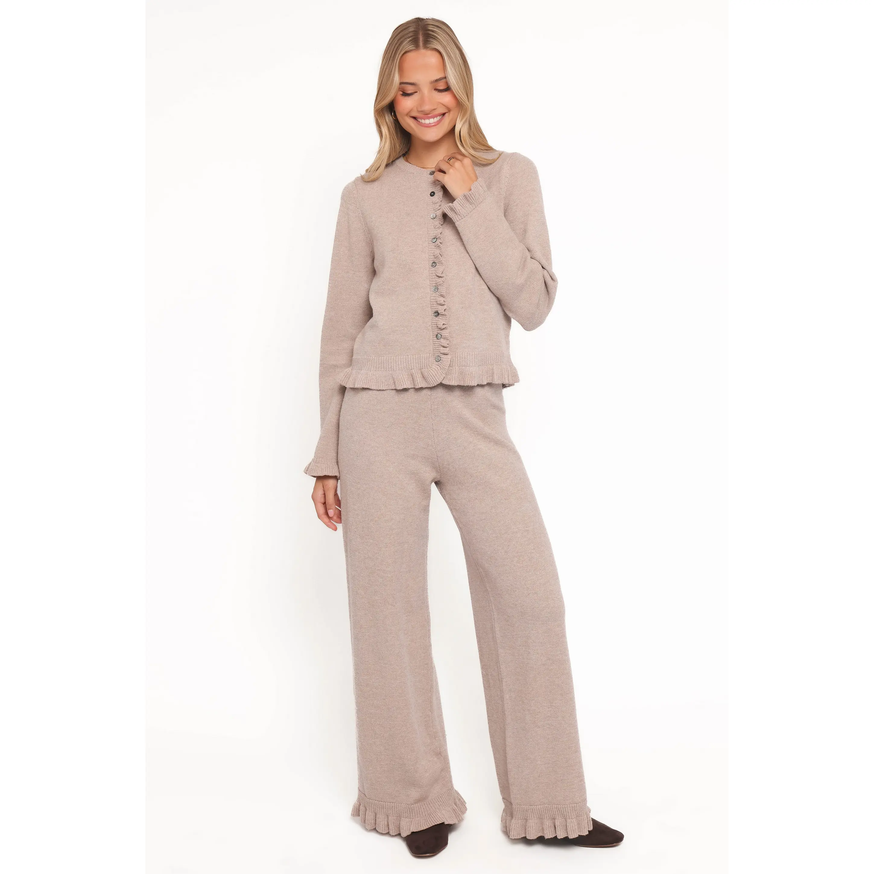 Eve Pant Set - Beige