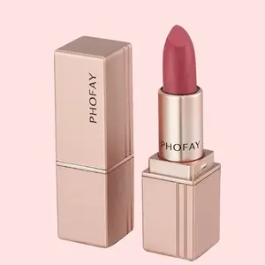 PHOFAY Matte Lipstick Gloss Lipgloss Makeup Water Proof Glossy Cosmetic