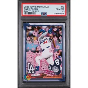 2025 Topps Murakami #17 Andy Pages Tokyo Series PSA 10 GEM MINT
