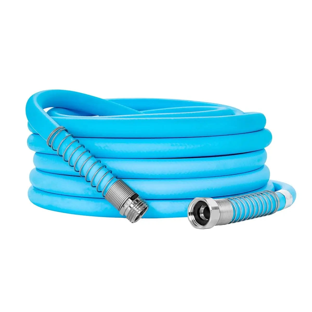 Camco 50 ft. Evo Flex Drinking Water Hose, Flexible Hose Pipes for Plumbing Use, Includes Pipe Fittings & Accessories, Flexible Hose Pipes, Pipe Fittings & Accessories