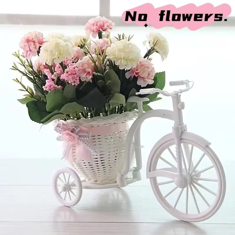 Bedroom Floral Basket, Decorative Vase Holder, Office Storage Basket, Bike Tricycle Basket, Unique Home Décor, Living Room Desk Shelf