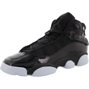 Youth Jordan 6 Rings Black/Black-White  (323419 011) (GS)