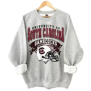 South Carolina Vintage College Football T-Shirt, Retro Game Day Graphic Tee, Unisex Sports Fan Shirt, Casual Cotton Top Gift for Men Women