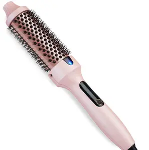 Hair Styling Tools: Curling Round Brush  Features an LED display and temperature control. This 3-in-1 design combines a straightener, curling iron, and styling tool into one, delivering salon-quality curls.  Gift beautiful