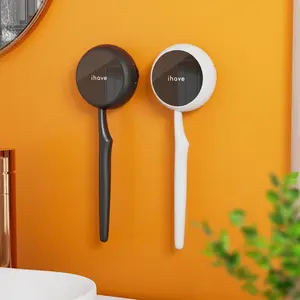 iHave Toothbrush Sanitizer and Holder – UV Disinfection & Heated Drying Combo, Wall-Mounted Toothbrush Organizer with Heat-Dry Function, Travel Toothbrush Holder for Wall, Toothbrush Sanitizer and Holder & Bathroom Organizing Case for RV & Home - B