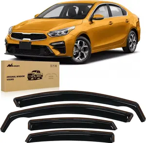 Nilight in-Channel Rain Guards for Kia Forte 2019 2020 2021 2022 2023 2024 2025, Vent Window Visors, Original Window Deflectors-4PCS Car Vehicle Clear dealsforyoudays