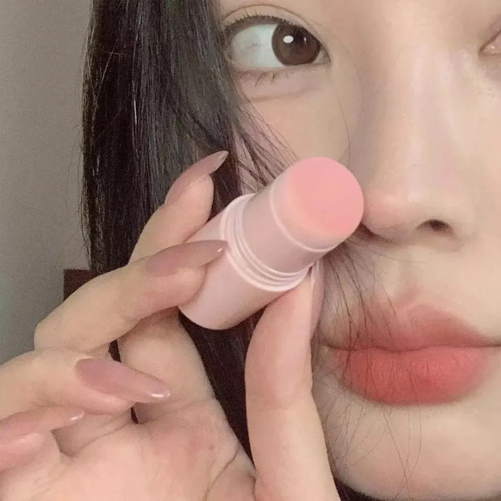 Waterproof Matte Blush Stick for Soft Dewy Finish, Long Lasting Natural and Cute Blush, Single Color Blush for All-Day Wear, Everyday Versatile Makeup, Makeup, Makeup Beauty Cosmetics