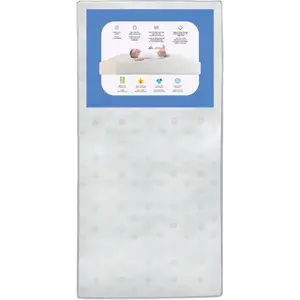 Dual Sided Crib and Toddler Mattress - Premium Sustainably Sourced Fiber Core - Waterproof - GREENGUARD Gold Certified (Non-Toxic) - 7 Year Warranty - Made in USA