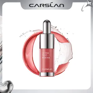 CARSLAN Hydrating Lip Gloss Serum Moisturizing Plunping Shiny Lip Glow Tinted Lip Care with Vitamin E Crithmum Maritimum for Women, Girl Skincare Moisturizer