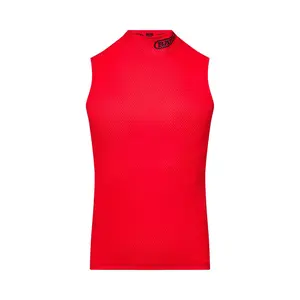 Stretch Mesh Mock Sleeveless Compression