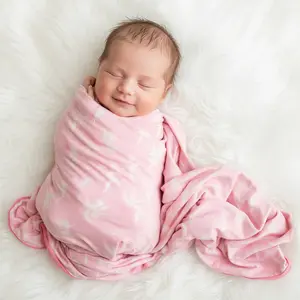 Bestaroo Fairies Swaddle – Oversized 45x45 Bamboo Viscose Multi-Use Blanket for Babies, Cozy Swaddle, Stroller & Nursing Cover, Superhero Cape, Soft & Versatile, Size 6–9 Months