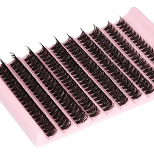 D curve 10–12 mm hybrid set includes 100–1000 clusters of natural false eyelashes, suitable for beginners, comfortable and fashionable. Lash clusters, individual false lashes, lashes, false eyelashes
