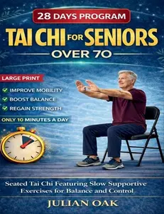 Tai Chi For Seniors Over 70: Seated Tai Chi for Featuring Slow Supportive Exercises for Balance and Control -- Julian Oak, Paperback