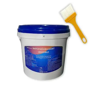 Invisible Type Waterproof Sealant, 5kg 1-Coat Leak Stopper for DIY Roofs, Water-Based, Sun-Resistant, Non-Toxic, Odorless, Easy-to-Install for Wet Areas