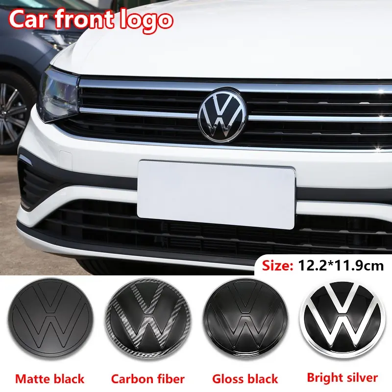 Volkswagen Car Front & Rear Emblem, Scratch-Resistant Durable Hood Badge Replacement, Fits Golf 8 & All Vw Models, Exterior Modification Accessories, Vehicle Exterior Decoration