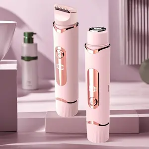 Dual-Head Rechargeable Electric Shaver, Cordless Body Shaver, Unisex Trimmer, Pain-Free Hair Removal, Safe Underarm Depilation, Home and Travel Grooming Tool, Portable Shaver
