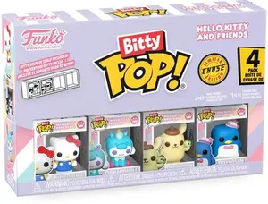 Funko Bitty POP!: Sanrio - Hello Kitty 4-Pack  [Collectible Figurine/Statue/Bust] Vinyl figurine/statue, 4 Pack, Collectible
