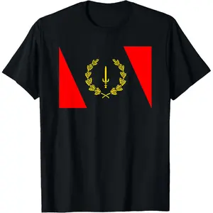 African American Heritage Flag 1967 Black History Shortsleeve T-Shirt,Menswear Casual Streetwear Tshirt Tops