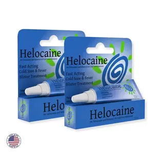 Helocaine Cold Sore Treatment for Instant pain relief and 2x Faster Treatment - 3g - Therapy Healthcare Therapeutic Solution Wellness