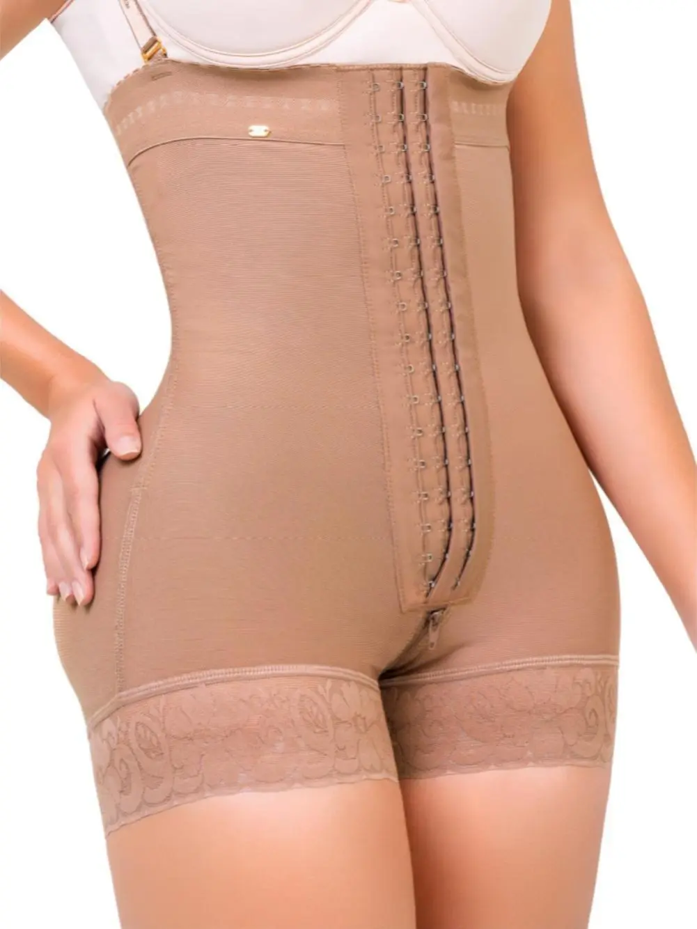 Stagmi SMI7137 Bella Tommy Ultra-Invisible Strapless Shapewear with 3-Level Hook Closure, Hook And Eye, Body Contouring, Thong