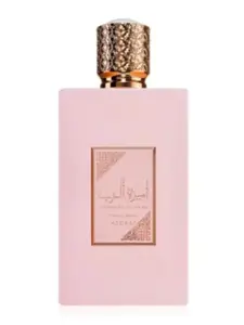 Asdaaf Ameerat Al Arab Prive Rose Women EDP 3.4 oz - Luxurious Floral Scented Perfume with Strawberry, Rose, and Amber Notes