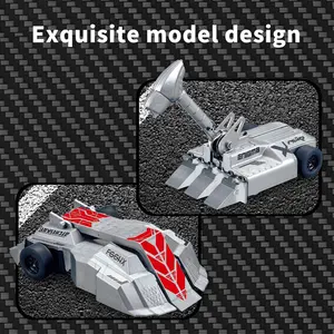 BRRRRT 2.4GHz Remote-Controlled Armored Vehicle Set Robot Warfare Dual-Player Tank Battle Set Popular Toy, Family Board Game, Parent-Child Interactive Bumper Car Ages 3+, Remote-Controlled Vehicle Children's Christmas Gift, Remote-Controlled Truck Gift