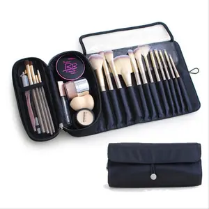 Large Capacity Makeup Brush Holder – Durable Portable Travel Cosmetic Bag for Students. Spacious Organizer for Brushes, Pencils & Beauty Tools. Everyday Essential Pouch for School, Gym & Vacation. Stylish & Long-Lasting Makeup Storage Case.