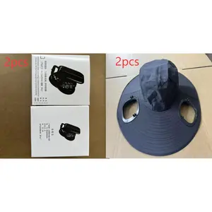 Men's Sun Shading Large Eave Sun Shading Solar Fan Cap