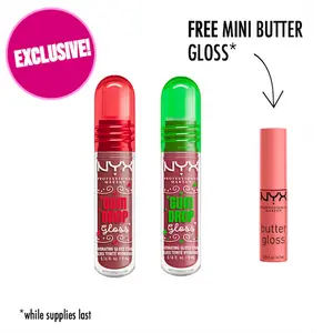 Gumdrop Gloss Lip I.V. Gloss Stain Duo, NYX Professional Makeup