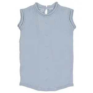 Ribbed Sleeveless Romper