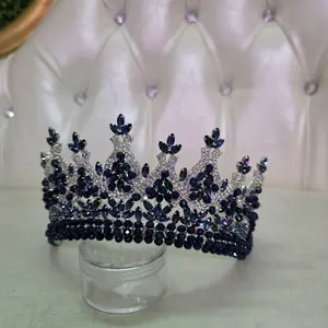 Navy Blue/ Silver Crown