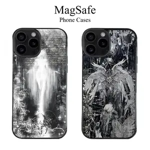 Dark Gothic Coquette Cybersigilism Unique Magsafe Phone Cases For iPhone 17 Promax Pro Air 16 Plus 15 14 13 12 Magnetic Shockproof Protective Cover