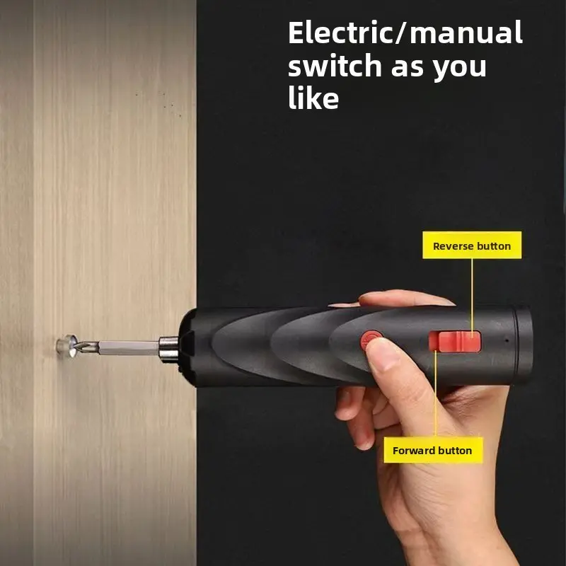 2026 New Model Portable Power Tool, Straight Handle Rechargeable Screwdriver, Manual-Electric Dual Mode Switchable, for Phone Disassembly & Home Appliance Repair