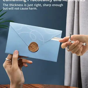 Envelope Opener Knife, Envelope Paper Cutter, Mail Letter Opener Tool, Antique Decorative Letter Opener, Ergonomic Silver Color Handle, Antique Aesthetic