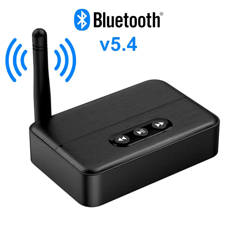 Bluetooth v5.4 Wireless Receiver-Transmitter Device, ABS & Copper Build, NFC, USB Port, TF Card Music Player, AUX Converter, Easy Connection, Durable & Safe, for Old Audio Amplifiers & Mobile Phone RX Receiving