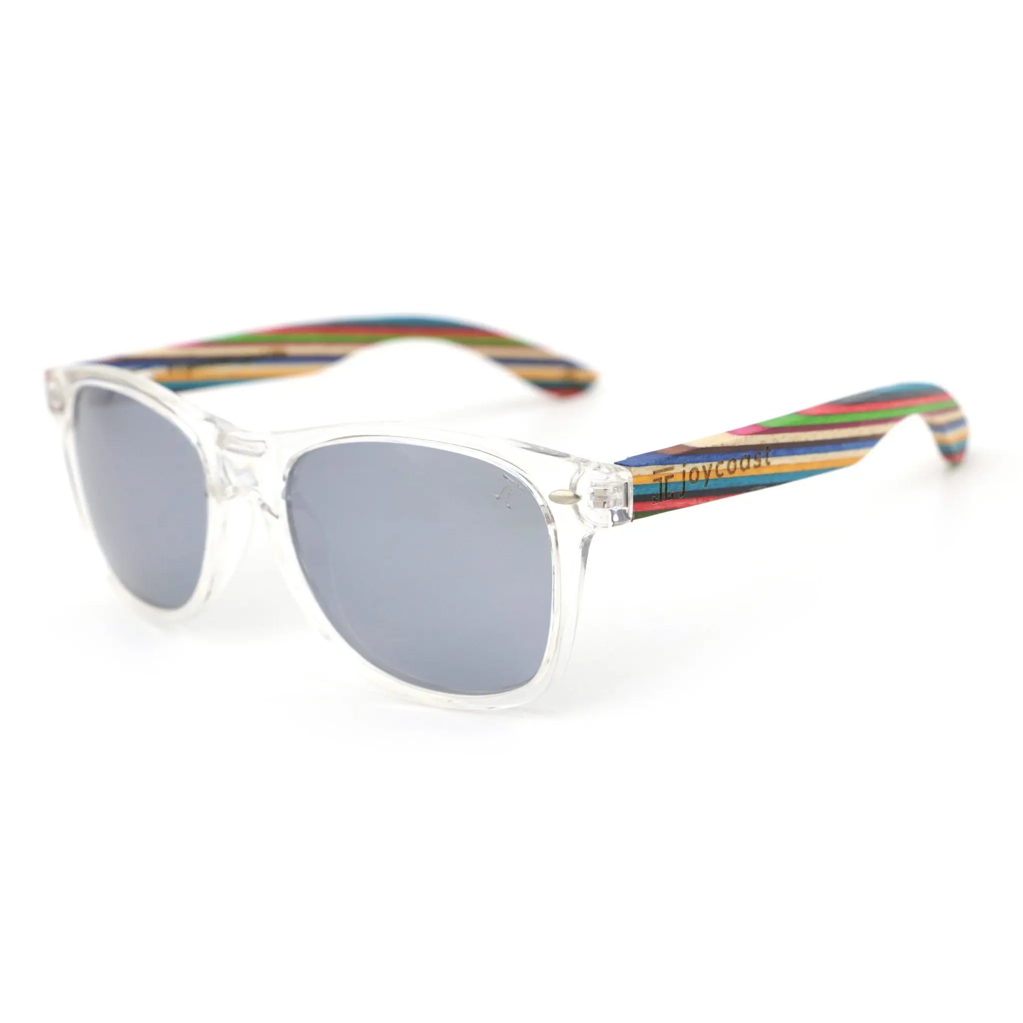 Funky Stained Bamboo Wooden Sunglasses