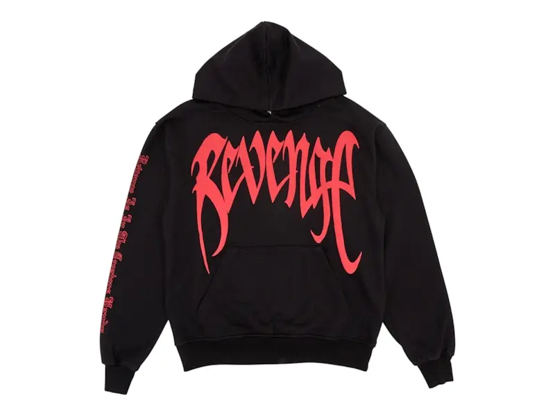 Revenge Men's XXXTentacion Kill Hoodie Black/Red, from StockX
