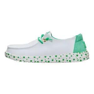 HEYDUDE Wendy Shamrock Charm - Comfortable Slip on Shoes